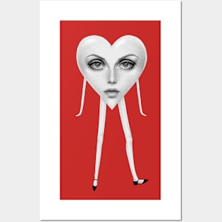 Twiggy Heart Posters and Art